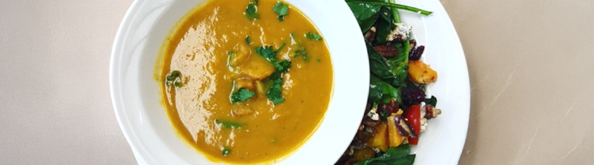 Curry Pumpkin and Apple Soup